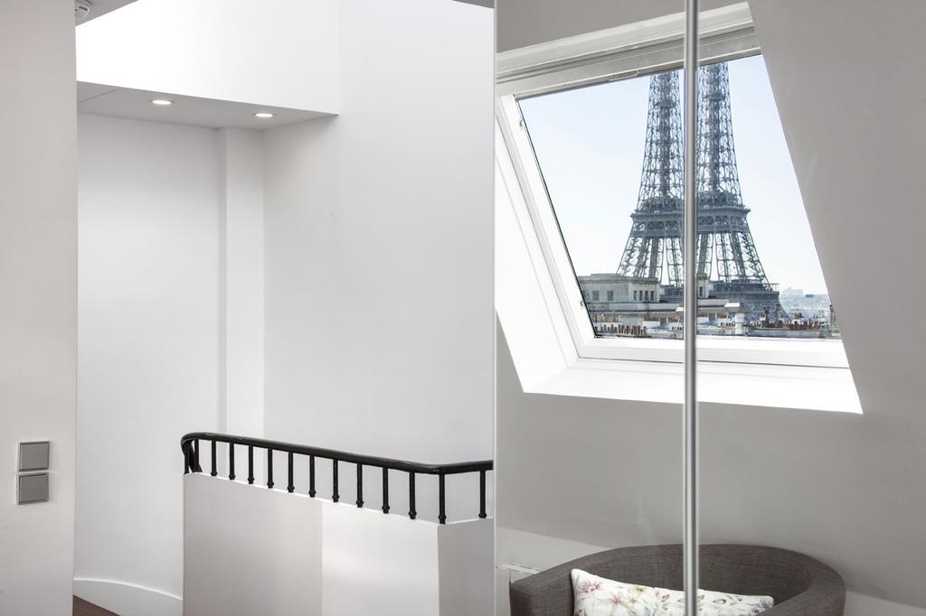 Apartament Eiffel Tower View Paryż Zewnętrze zdjęcie
